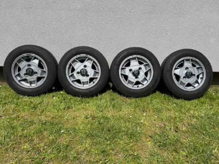 JANTES AMIL + PNEUS EN 5x13 PEUGEOT 104 ZS 0