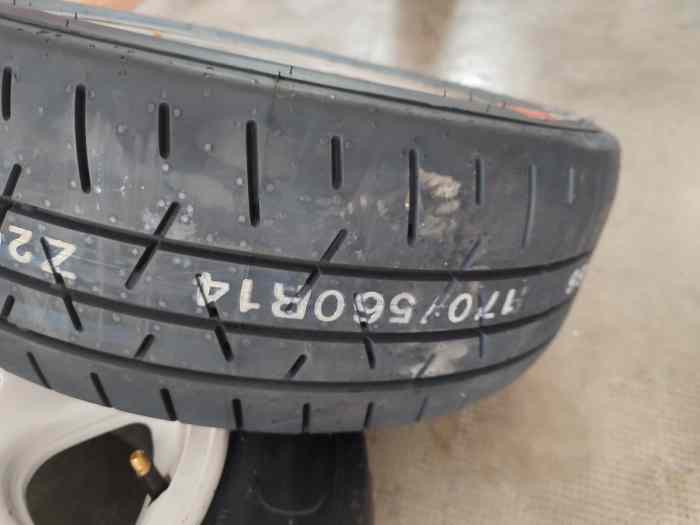 Roues complètes 14 pouces Peugeot 106 XSI 2