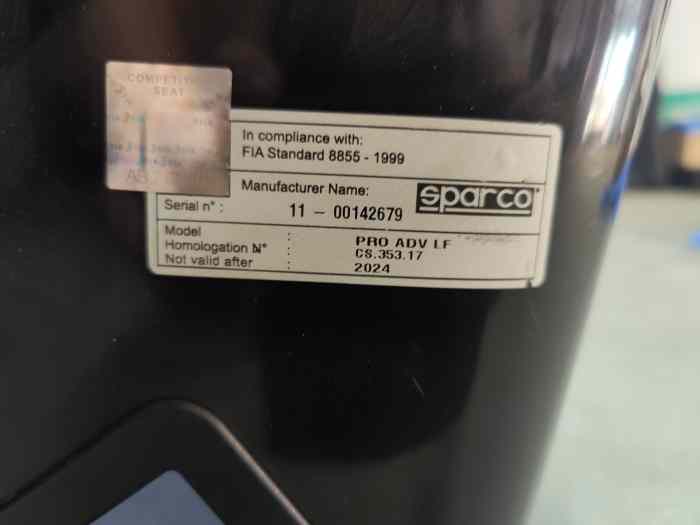 2 baquet sparco pro adv 5