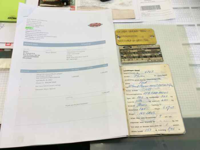 À vendre papier complet ford escorte mk1