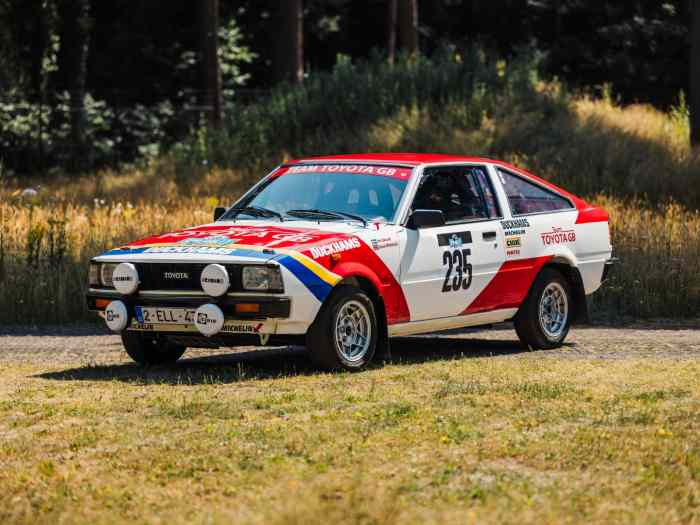 1980 Toyota Corolla Gp2 Rally car