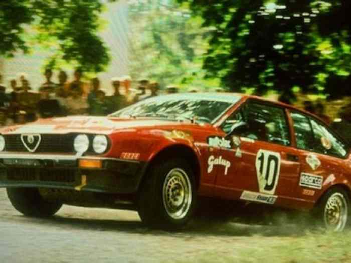 Alfetta GTV/6 Gr.A ex Autodelta avec PTH FIA 4