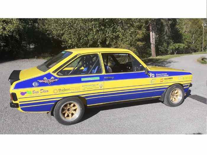 Vends Ford Escort RS2000 de 1978 préparée pour rallye régularité sportive VHRS 3