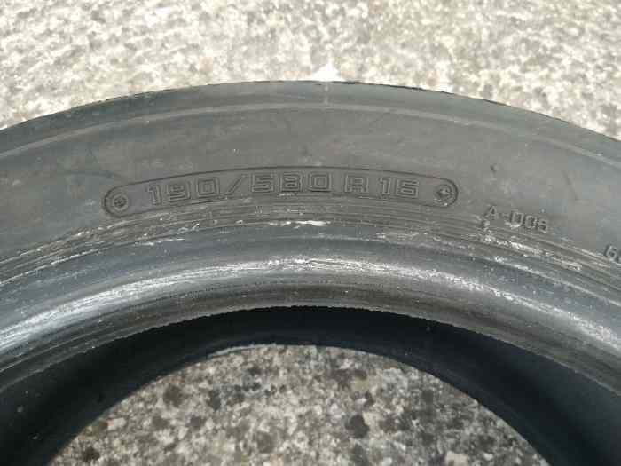 2 pneus yokohama advan A 005 190 x 580 R 16 2