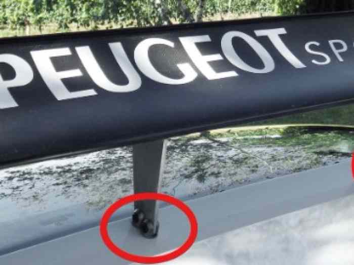 Support / fixation aileron 306 maxi 3