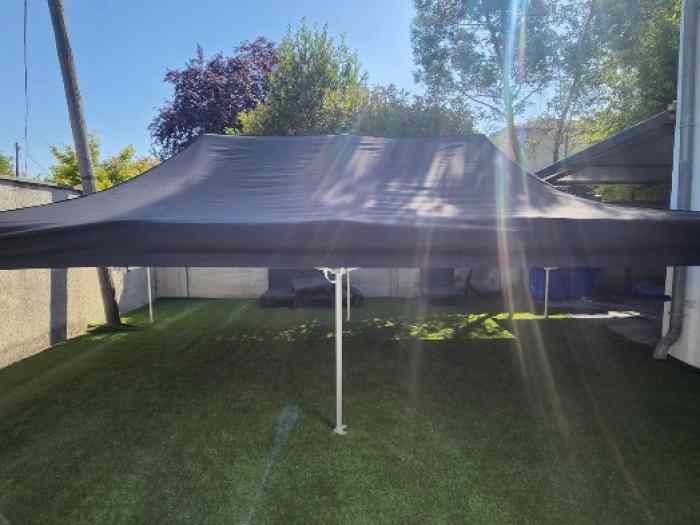 Tente 6X3M Lp Tente noir, toile neuve 1