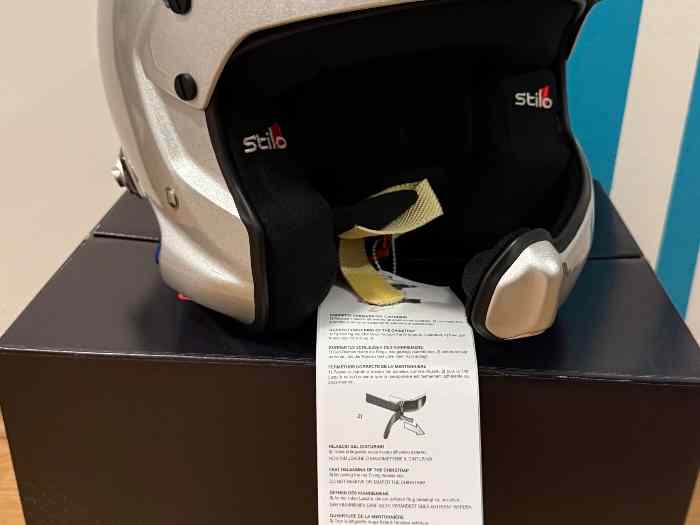 CASQUE STILO VENTI WRC RALLYE COMPOSITE GRIS ARGENT 0