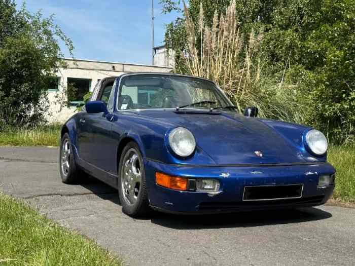 À vendre – Porsche 911 Targa 1974 avec kit carrosserie 964 Turbo 3
