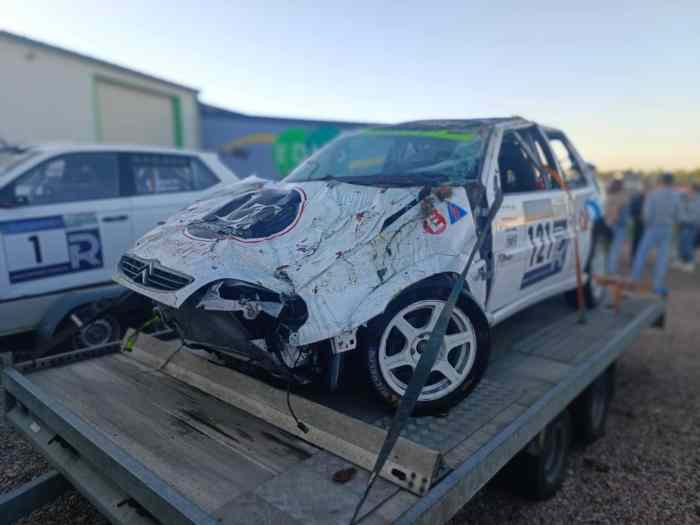 Saxo n2 accidenté
