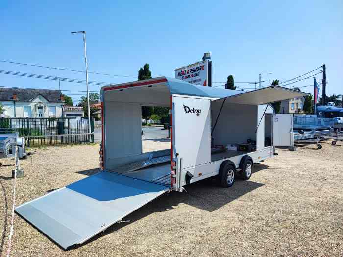 Fourgon Porte voiture Debon C2000 Alu PTAC 2700-3500 KG Double Essieux freiné 1