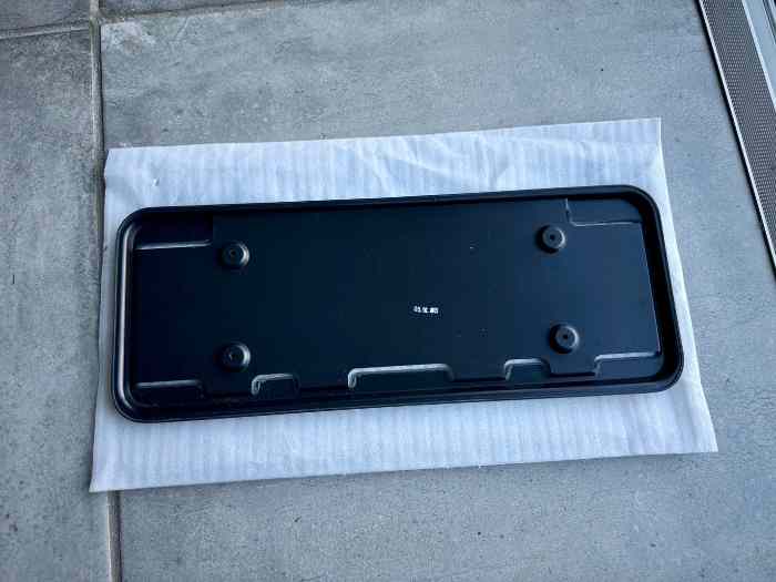 Support de plaque rallye REDSPEC neuf 1