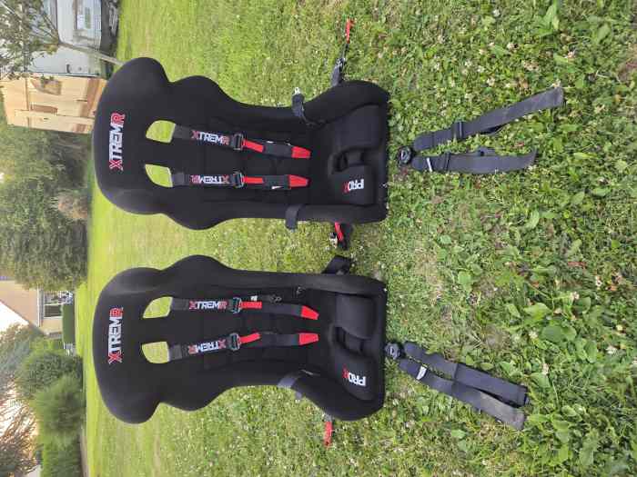 2 baquets + 2 harnais XTREMR, (ATECH racing) 2