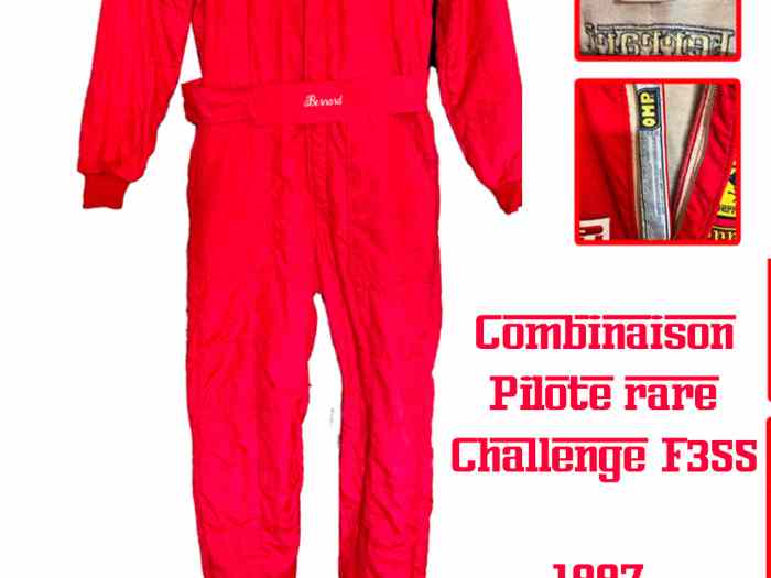 Combinaison pilote F1 certifiée Challe...