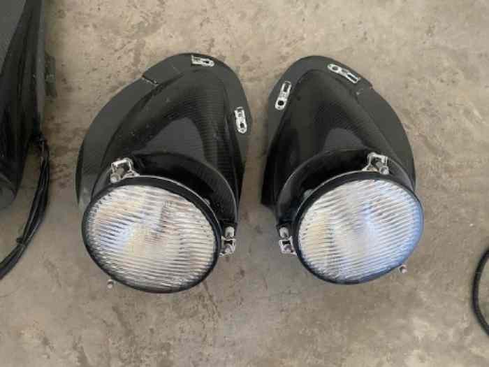 Rampe de phares carbone 106 saxo 3