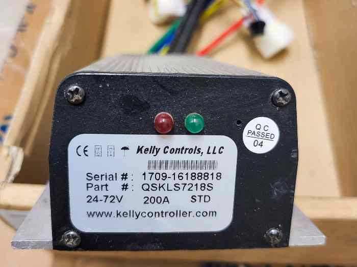 Contrôleur moteur électrique Kelly KLS7218S, 24V-72V, 200A 1