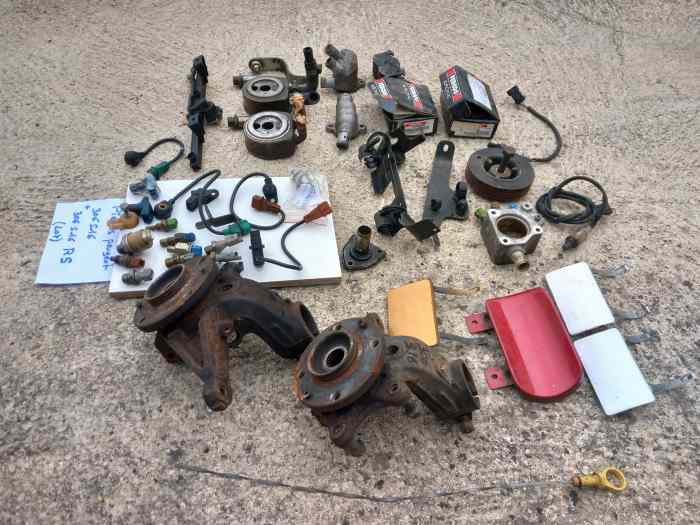 lot pieces peugeot 306 s16 et RS 2