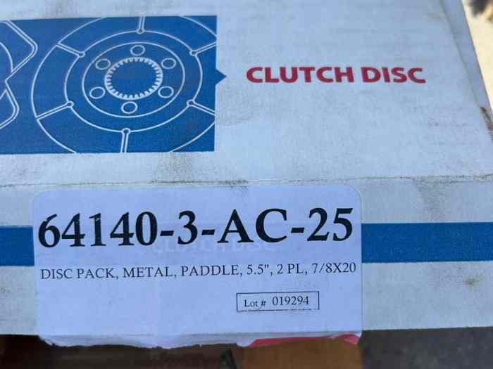 Disque embrayage tilton neuf 1