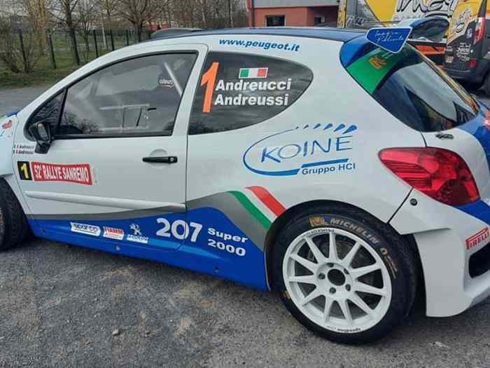 Peugeot 207 S2000 numéro 048 immatriculation DR 304 KW EX PAOLO ANDREUCCI 5