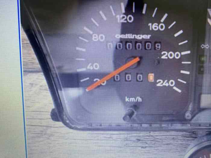Golf 1 gti 16s Oettinger compteur