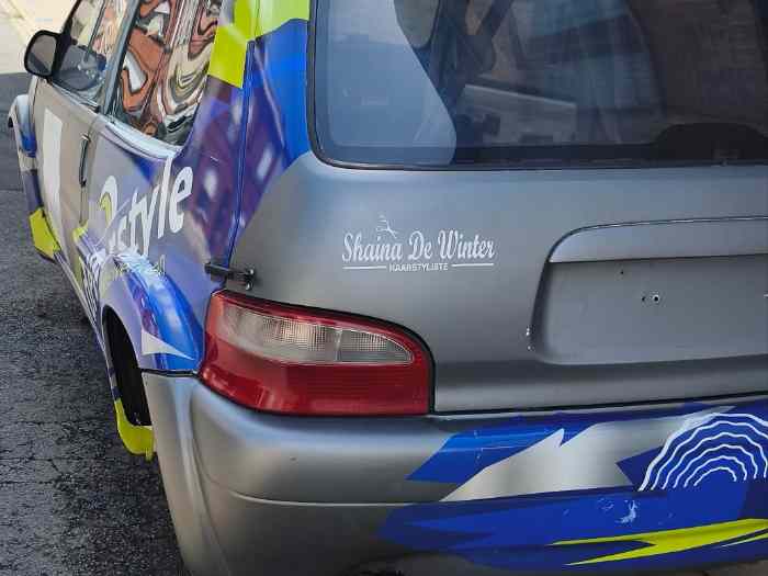 caisse Citroen Saxo vts avec kit +1 pouce 2