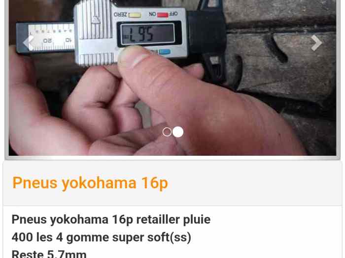 Pneus pluie Yokohama 16 1