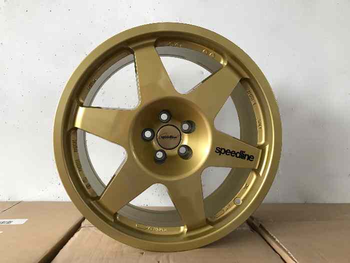 Jante Subaru Impreza 22B Speedline Corse 2013 8x18 Gold 0