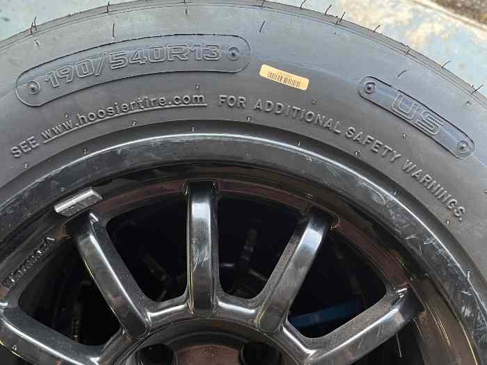 Pneus Hoosier gomme US 0