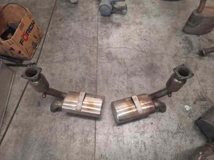 Echappement pour Porsche 996 / 997 Turbo – Silencieux + Catalyseurs 1