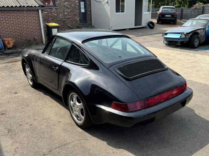 Porsche 964 1990 restaurée – Turbo Look acier 1