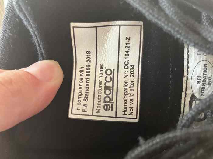 Bottines SPARCO FIA Slalom 8856-2018 3