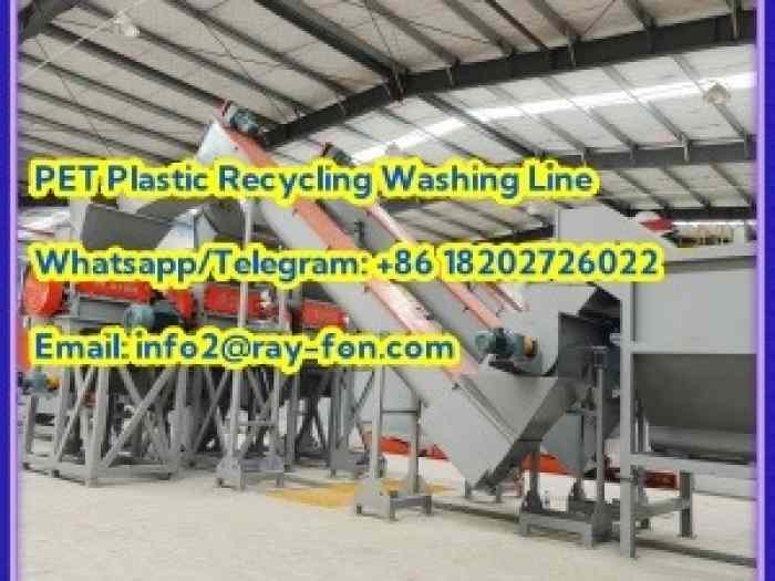 Turnkey Solution PET Plastic Recycling Washing Plant 3