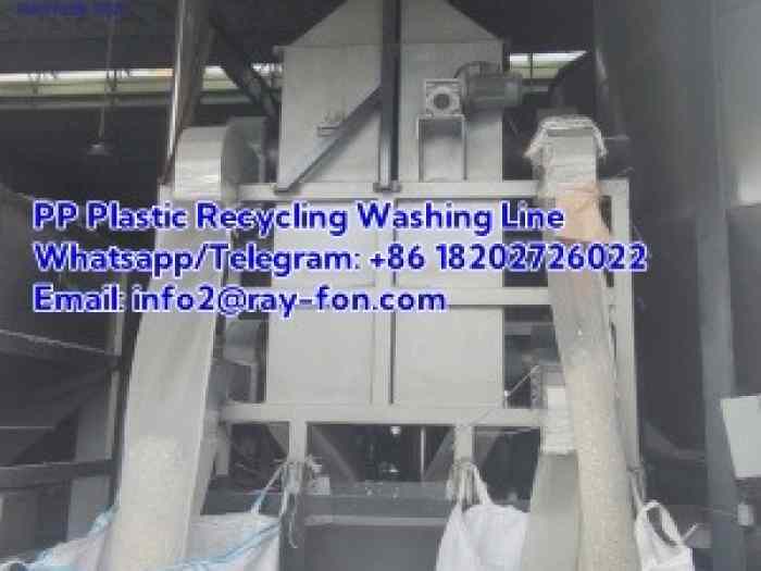 High-Efficiency PP Film Plastic Recycling Washing Line for Sale 4