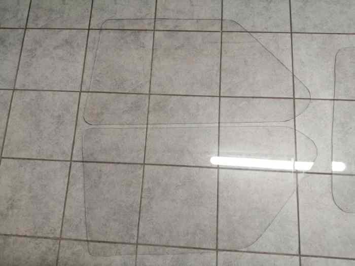 vitres polycarbonate VW Golf 1 1