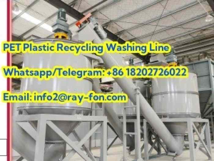 Complete PET Plastic Film Recycling Washing and Granulating Line 1