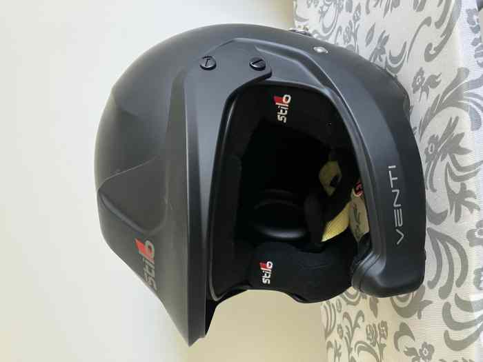 Casque Jet STILO WRC Rally Venti FIA SNELL SA2020 Noir 0