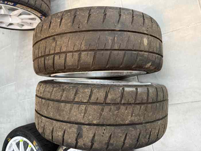 Jante 18p Mitsubishi Speedline corse ET12 + pneu michelin s10 s11 m21 3