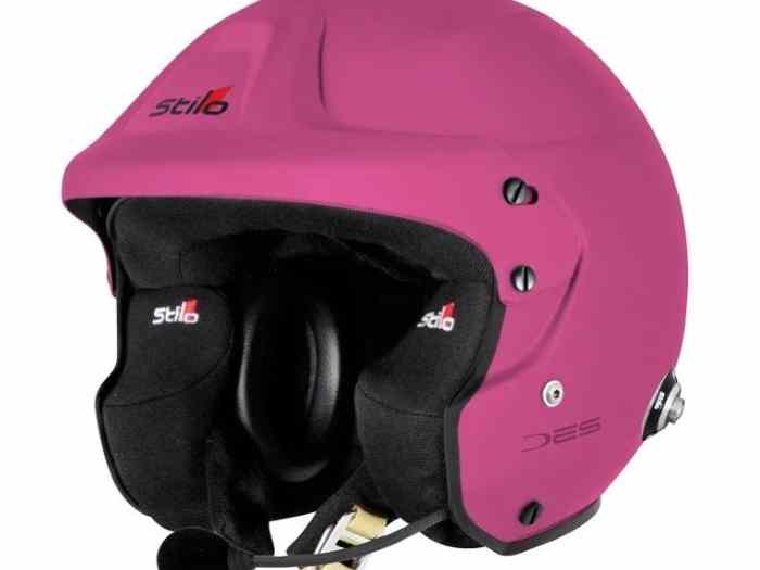 CASQUE FIA JET STILO TROPHY DES PLUS, SNELL SA 2015/FIA 8859-2015 ROSE