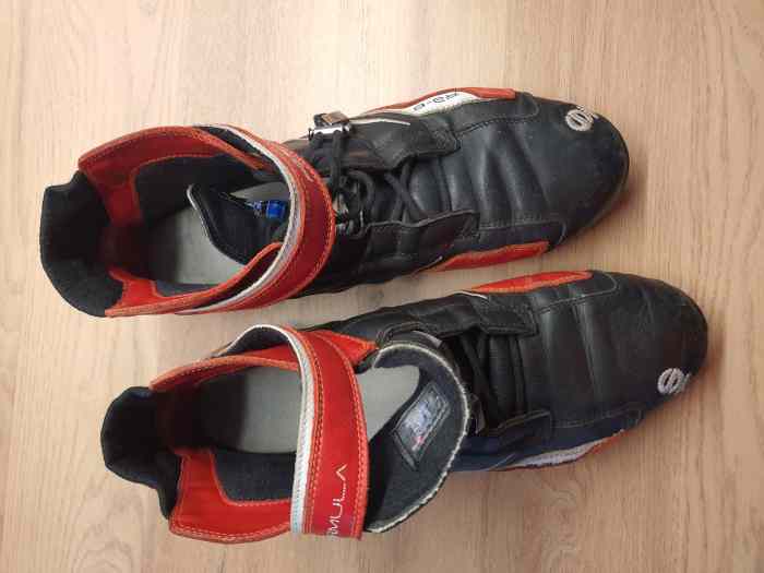 Bottines Sparco noire et rouge 5