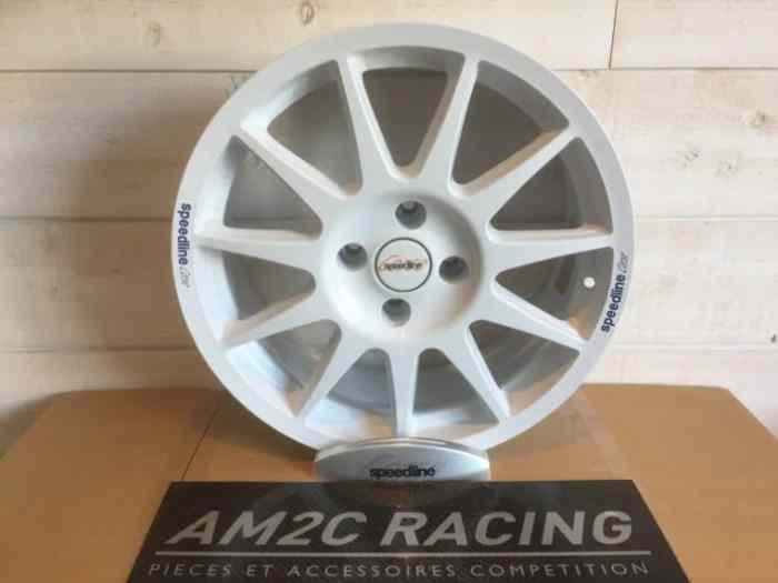 JANTE PEUGEOT 206 GR.N SPEEDLINE TURINI TYPE 2120 ET28 BLANC 17 POUCES