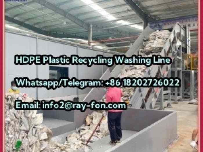 HDPE Plastic Washing Recycling Machine with Low Maintenance 1