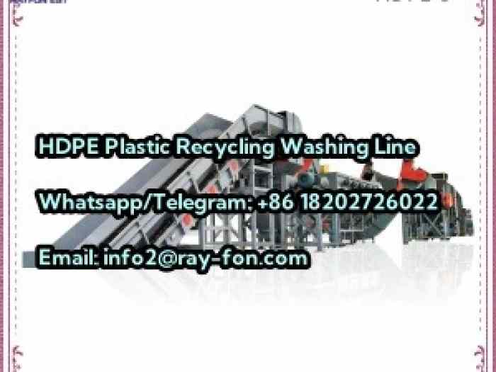 HDPE Plastic Washing Recycling Line with High Cleaning Rate 3
