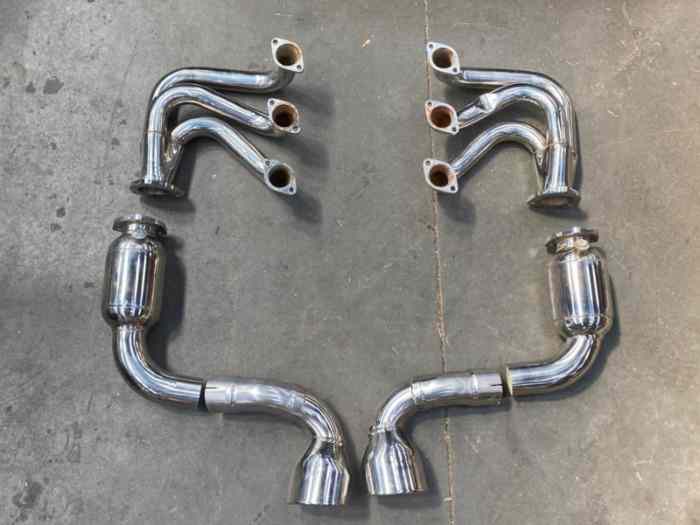 Ensemble échappement Porsche® 964 avec catalyseur 200 cellules 0
