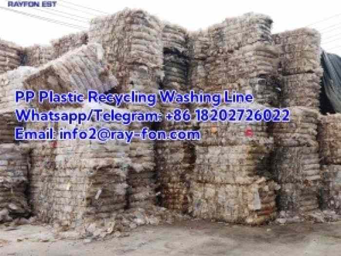 Customized PP Film Plastic Recycling Washing Production Line 3