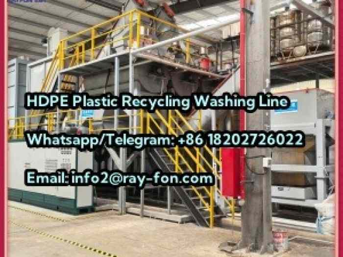 HDPE Plastic Washing Recycling Machine with Low Maintenance 2