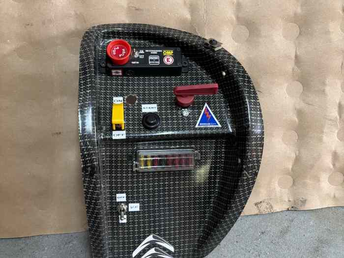 Console centrale + fond de compteur saxo 0