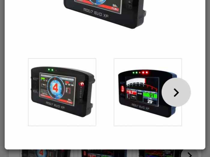 Dashboard mod 7 evo xf