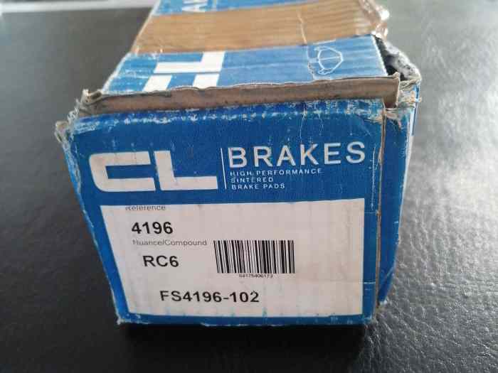 Plaquettes de frein av clio r3 CL4196