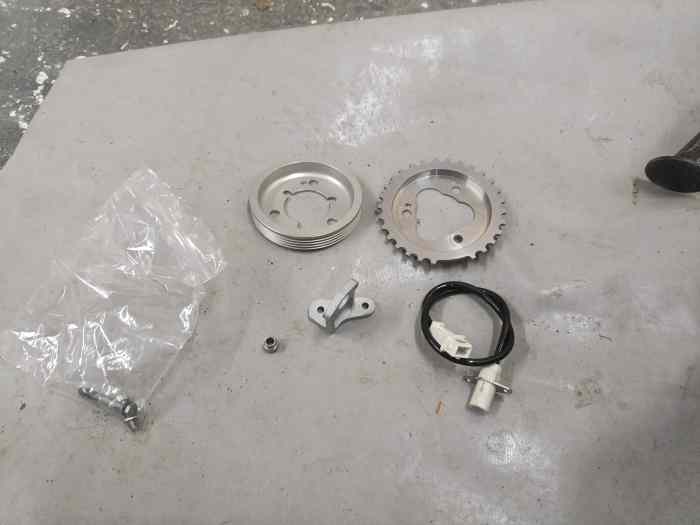 Cible pmh + poulie + support saxo s1600