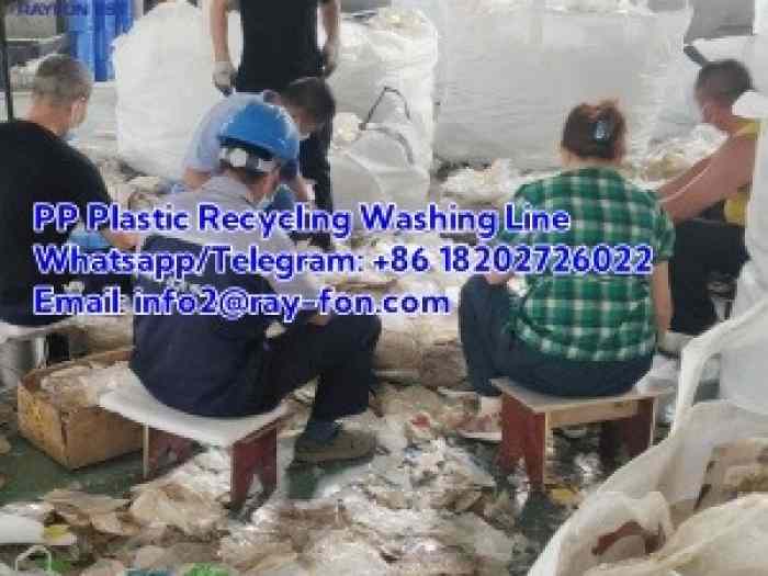 Customized PP Film Plastic Recycling Washing Production Line 5
