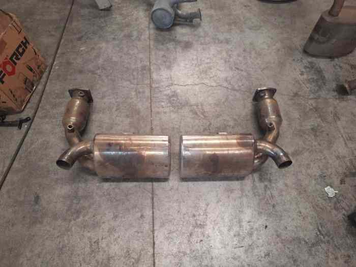 Echappement pour Porsche 996 / 997 Turbo – Silencieux + Catalyseurs 0